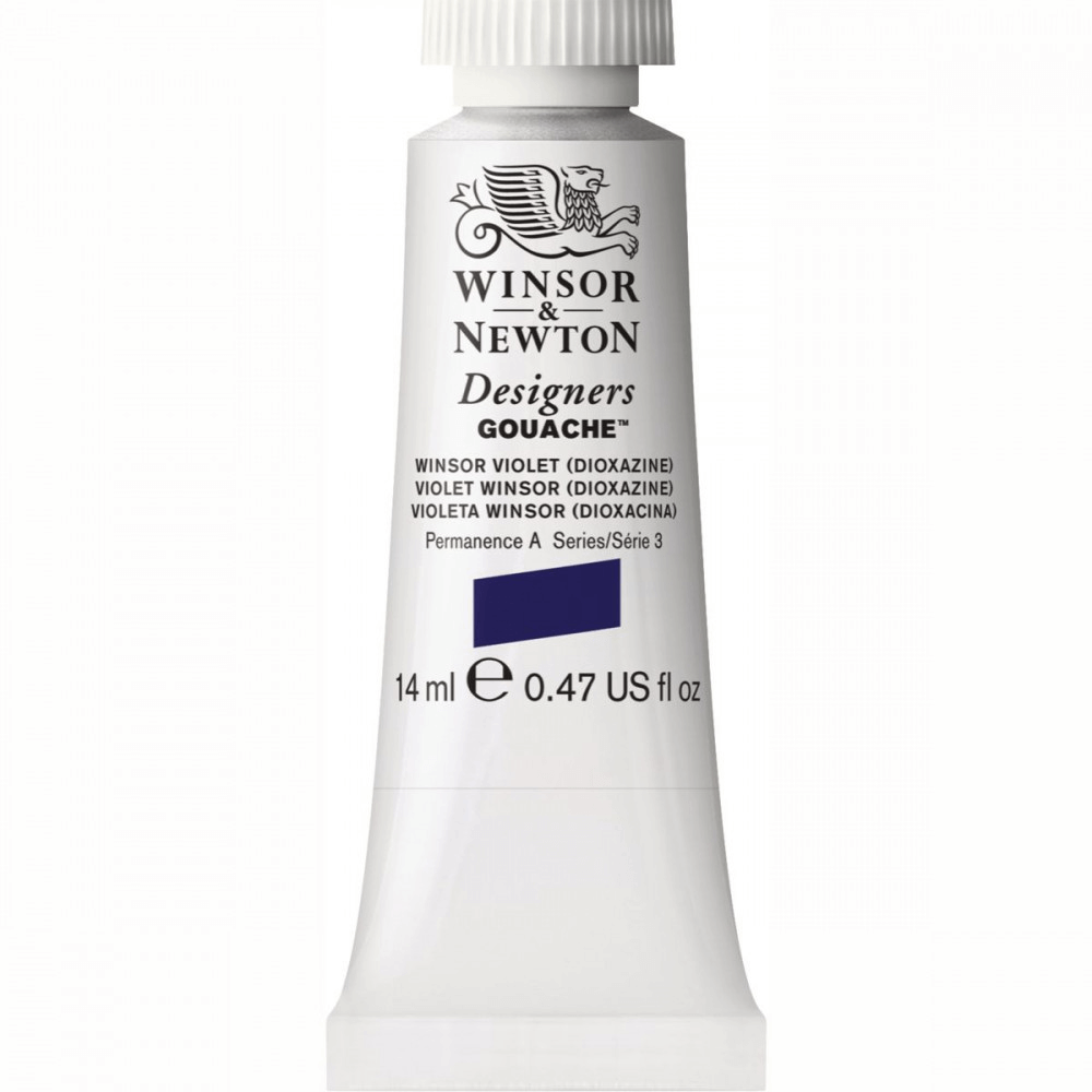 Tinta Guache Winsor & Newton Designers 14ml S3 733 Winsor Violet Dioxazine